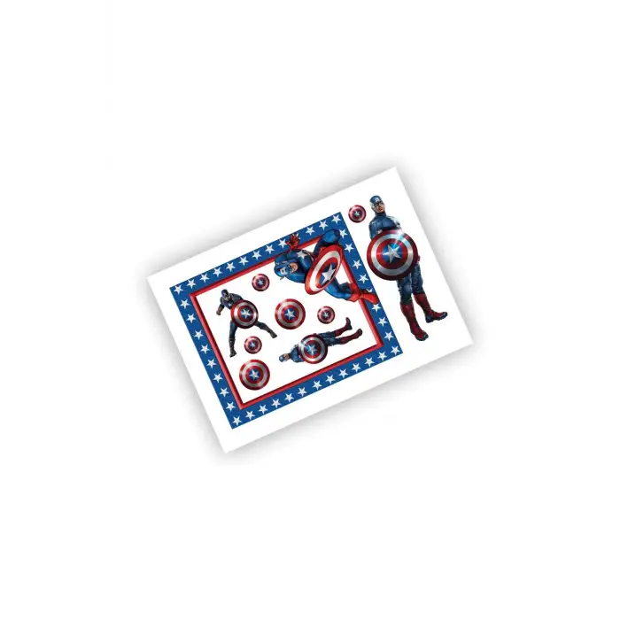Captain America Sticker Kaptan Amerika