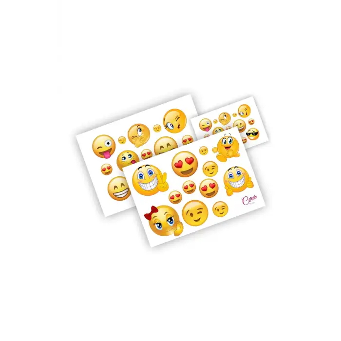 Emoji Sticker Etiket