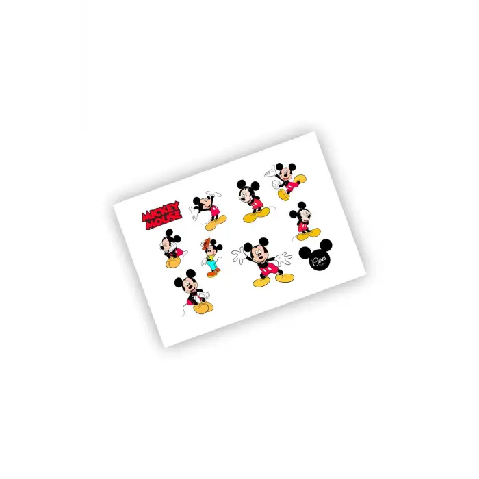 Mickey Mouse Sticker Micky Etiket