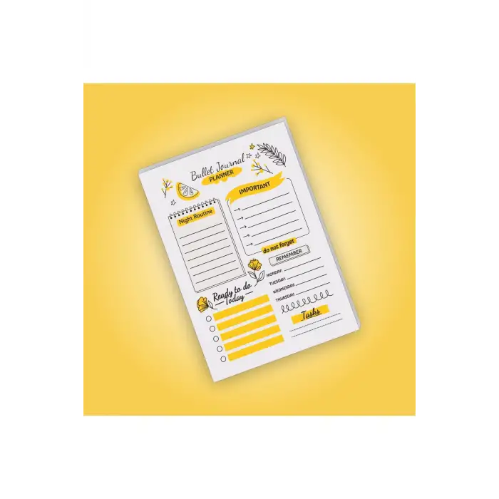 Bullet Journal | Daily Planner | Notepad | Notebook | Not Defteri | A5 Bloknot