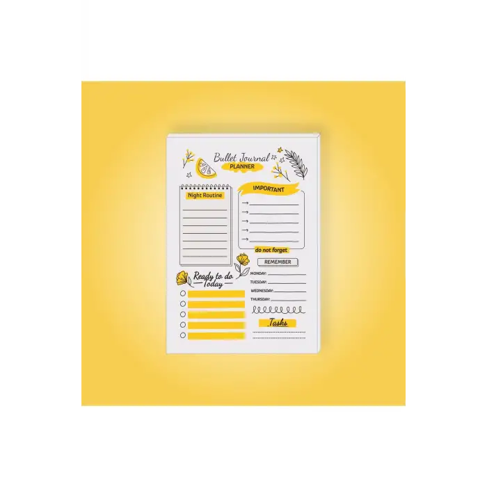 Bullet Journal | Daily Planner | Notepad | Notebook | Not Defteri | A5 Bloknot