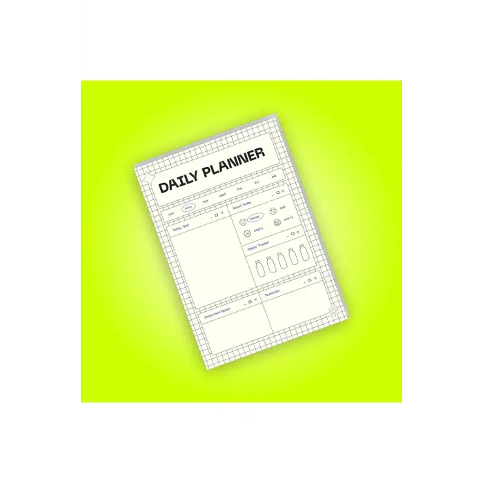 Günlük Planlayıcı | Daily Planner | Notepad | Notebook | Not Defteri | A5 Bloknot