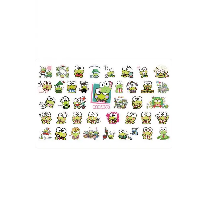 Keroppi Sanrio Hello Kitty Sticker Etiket 1 Sayfa 39 Adet Etiket