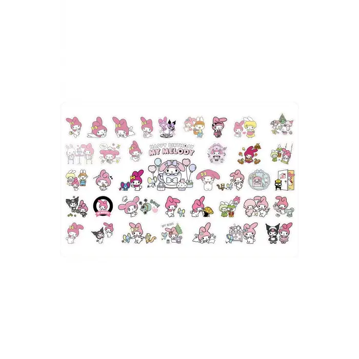 My Melody Sticker Set - 3 Sayfa 78 Adet Etiket