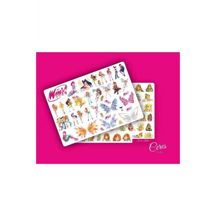 Winx Club Sticker Etiket Çıkartma - 2 Sayfa 92 Etiket