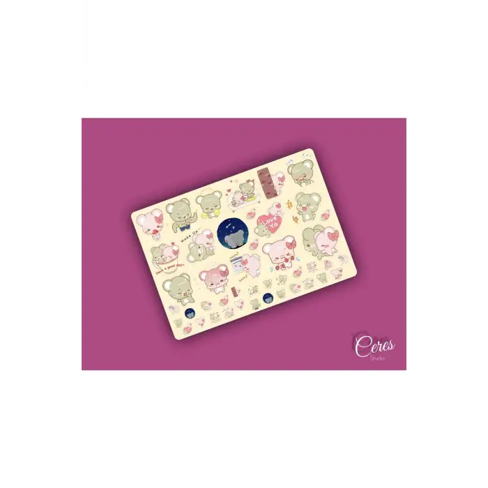 Kawaii Lovely Sugar Cubs Sticker