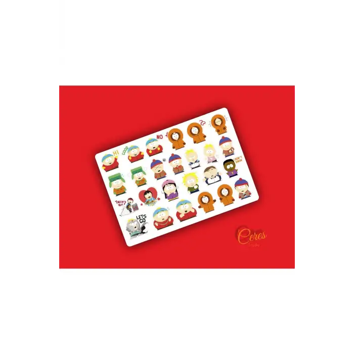 Southpark Sticker - 25 Etiket