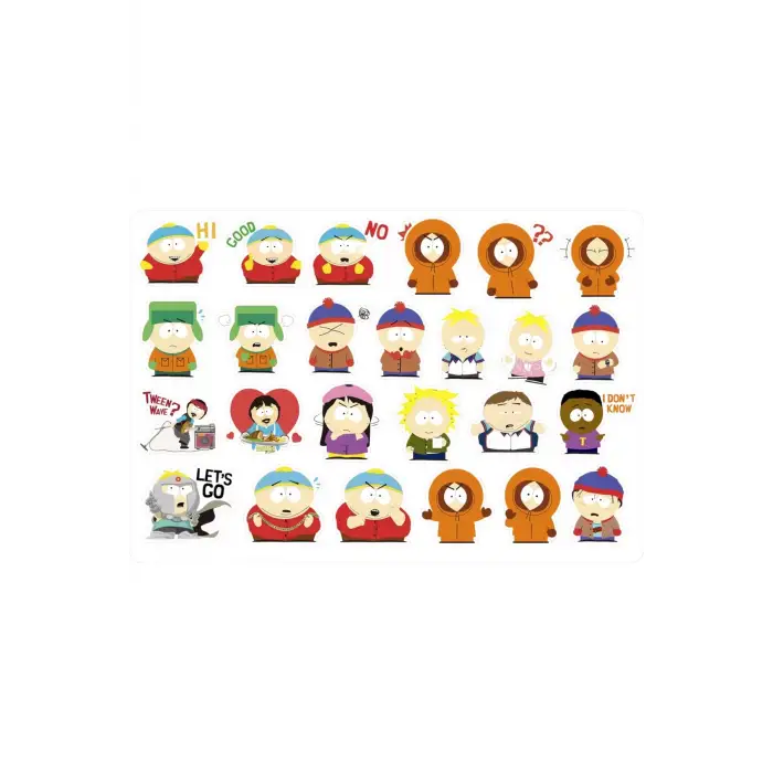 Southpark Sticker - 25 Etiket