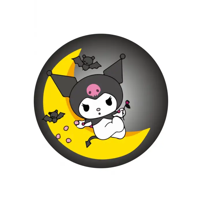 Kuromi Etiket 4 Çeşit Toplam 48 Adet 4cm - Kişiselleştirilebilir - Organizasyon için uygundur.