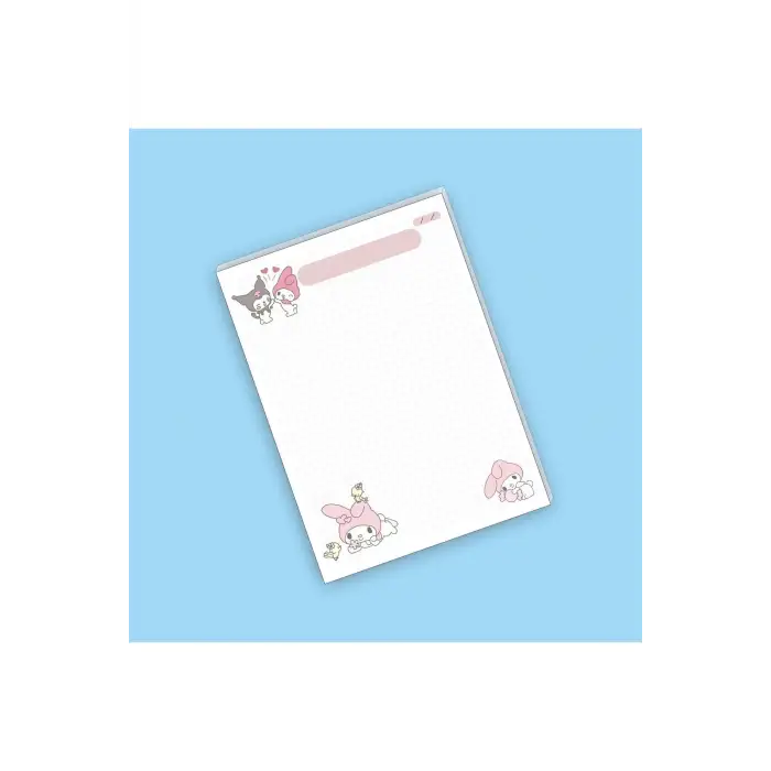 Melody Kuromi | Planlayıcı | Notepad | Bloknot | Memo | (14x19cm) 40 Sayfa Not Defteri