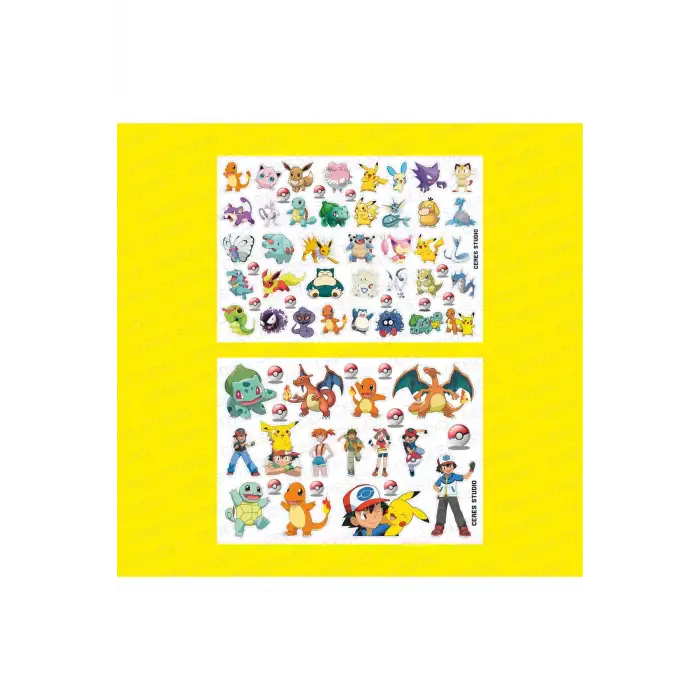 Pokemon Sticker - 2 SAYFA 70 Etiket