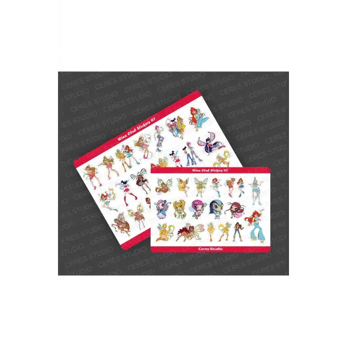 Winx Club 2 Sticker Etiket Çıkartma - 2 Sayfa 39 Etiket