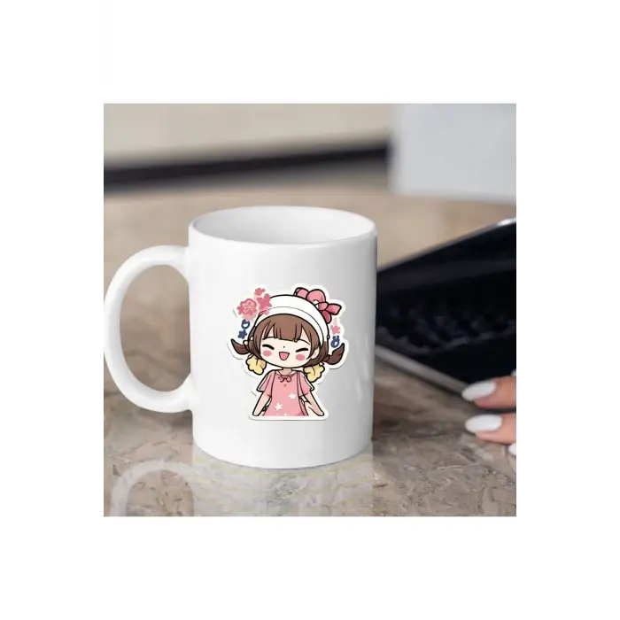 Şeffaf Kawaii Sticker Etiket