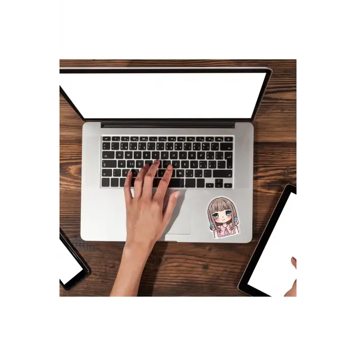 Şeffaf Kawaii Sticker Etiket