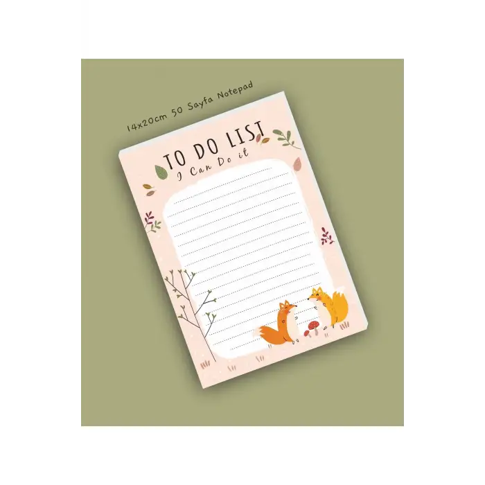 Notepad | Not Defterleri | Bloknot | A5 (14x20cm) 50 Sayfa Not Defteri