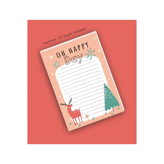 Notepad | Not Defterleri | Bloknot | A5 (14x20cm) 50 Sayfa Not Defteri