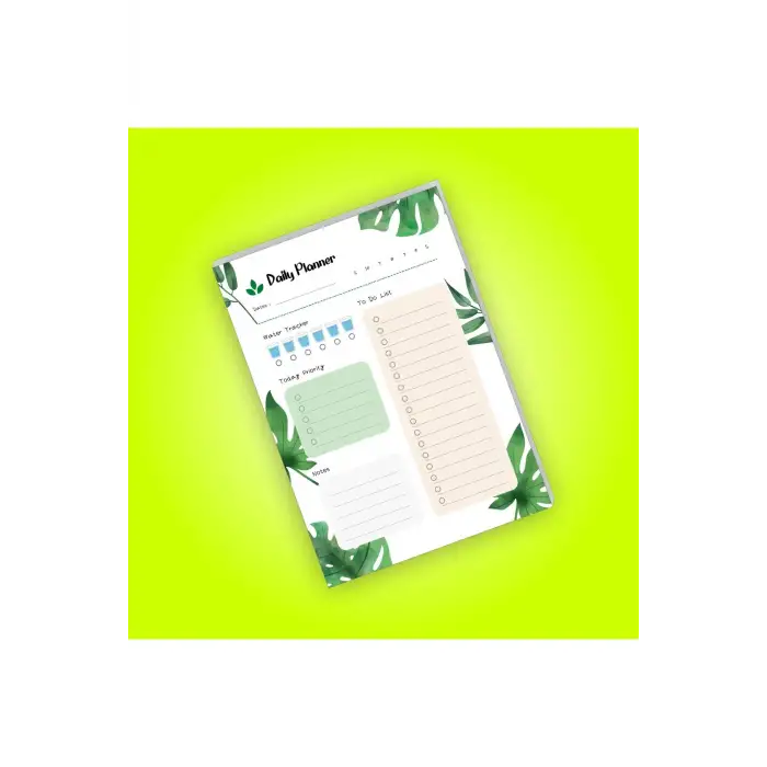 Günlük Planlayıcı | Daily Planner | Notepad | Notebook | Not Defteri | A5 Bloknot