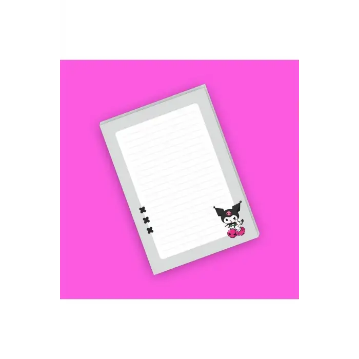 Kuromi Sanrio Not Defterleri | Notepad | Bloknot | Memo | A5 (14x20cm) 40 Sayfa Not Defteri