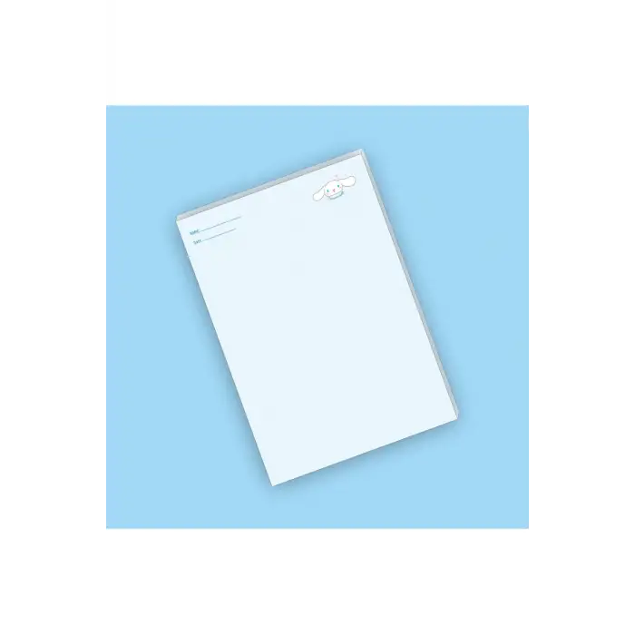 Cinnamoroll Melody Kuromi | Planlayıcı | Notepad | Bloknot | Memo | (14x19cm) 40 Sayfa Not Defteri