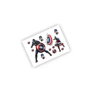 Captain America Sticker Kaptan Amerika