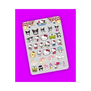 Sanrio Karışık Sticker Set Etiket A5 (13x18) 30 Etiket