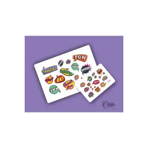 Omg Thank You Vb... 30 Adet Etiket 2 Sayfa 9x13cm