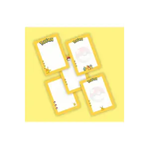 Pokemon Not Defterleri | Notepad | Bloknot | A5 (14X20CM) 40 Sayfa Not Defteri 5 Adet