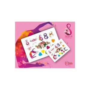 8 Mart Kadınlar Günü Çıkartmaları | Etiket | Sticker