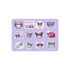 Kuromi Sanrio Hello Kitty Sticker Etiket 2 Sayfa 25 Adet Etiket