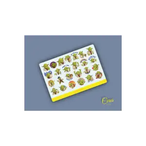 Baby Yoda Star Wars 25 Adet Etiket