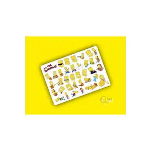 The Sımpson Bart Sticker - 37 Etiket