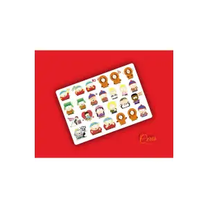 Southpark Sticker - 25 Etiket