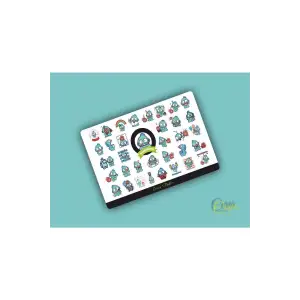 Hangyodon Sanrio Hello Kitty Sticker Etiket 1 Sayfa 35 Adet Etiket