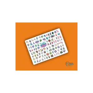 Rick And Morty Rick&morty Sticker Etiket 1 Sayfa 98 Adet Etiket