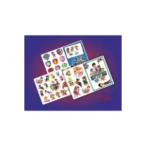 Paw Patrol Sticker Etiket 3 Sayfa (A5) 50 Adet Etiket
