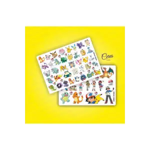 Pokemon Sticker - 2 SAYFA 70 Etiket