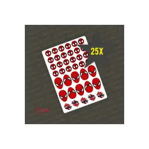 Spiderman Sticker - (Kırtasiyeler ve Hediyelik İçin) 25 Sayfa