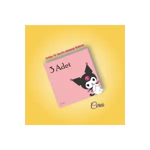 Kuromi Sanrio Not Defterleri | Notepad | Bloknot | Memo | 9X9 50 Sayfa BLOKNOT