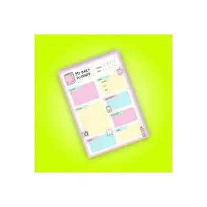 Günlük Planlayıcı | Daily Planner | Notepad | Notebook | Not Defteri | A5 Bloknot