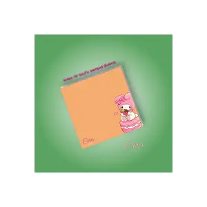 MY MELODY Sanrio Not Defterleri | Notepad | Bloknot | Memo | 9X9 50 Sayfa BLOKNOT