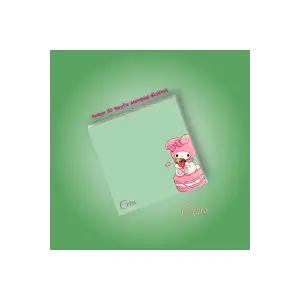MY MELODY Sanrio Not Defterleri | Notepad | Bloknot | Memo | 9X9 50 Sayfa BLOKNOT