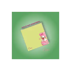 MY MELODY Sanrio Not Defterleri | Notepad | Bloknot | Memo | 9X9 50 Sayfa BLOKNOT