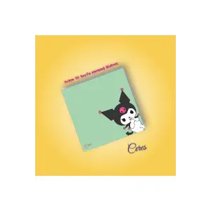 Kuromi Sanrio Not Defterleri | Notepad | Bloknot | Memo | 9X9 50 Sayfa BLOKNOT