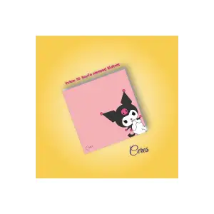 Kuromi Sanrio Not Defterleri | Notepad | Bloknot | Memo | 9X9 50 Sayfa BLOKNOT