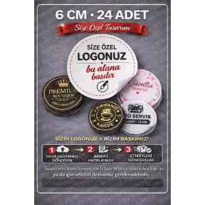 Size Özel Logo Baskılı Etiket | Marka / Paket Sticker