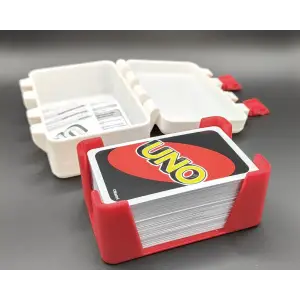Uno Kart Oyunu Saklama Kutusu - Renkli Dayanıklı Taşıma Kutusu - Organizer Kutu