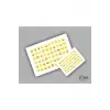 Emoji Etiket Sticker 120 Adet Emoji Etiket 2 Sayfa A5