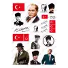23 Nisan 19 Mayıs 30 Ağustos 29 Ekim Atatürk Cumhuriyet Çıkartmaları | Etiket | Sticker