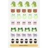 Mini Animal Minik Hayvan Figürleri Tema Sticker Etiket 34 Adet Etiket