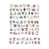 Sanrio Kuromi Hello Kitty My Melody Sticker Etiket Set 3 Sayfa 81 Adet Etiket